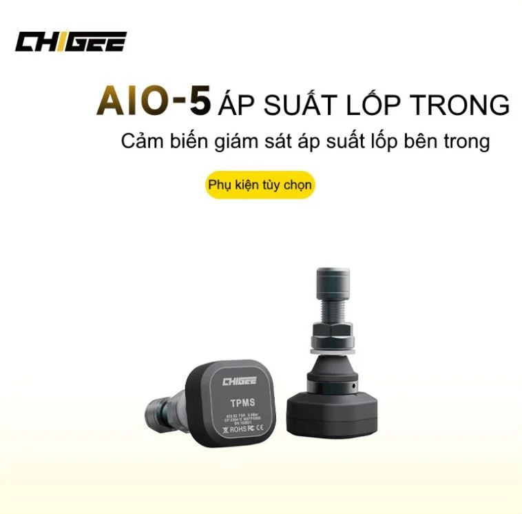 Cảm biến áp suất lốp dành cho màn hình Carplay Chigee AIO-5